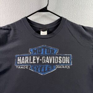 Harley Davidson Shirt Mens XL Black Las Vegas Short Sleeve Tee Motorcycle